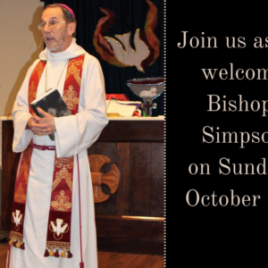 Bishop Simpson to Visit Church of the Messiah on October 9th