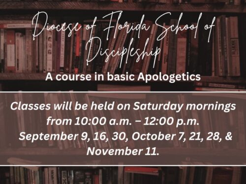 Diocesan School of Discipleship Begins in September