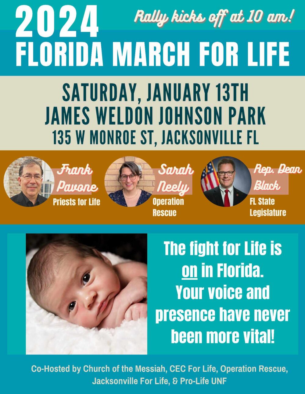 Church of the Messiah Co-Sponsors March for Life Florida