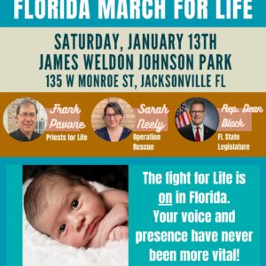 Church of the Messiah Co-Sponsors March for Life Florida