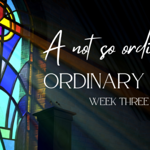 A Not so Ordinary Ordinary Time (Week Three) – Fr. Scott Melanson